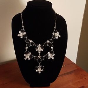 Black and silver necklace